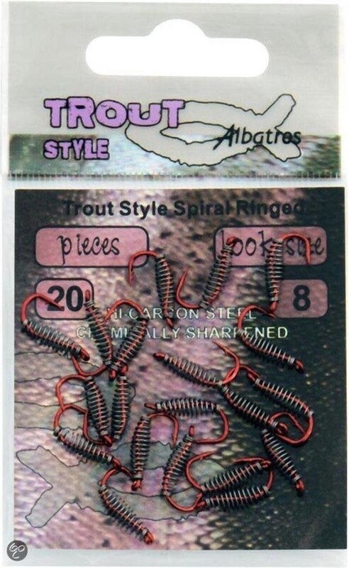 Haken Trout Style Spiral Ringed  20st maat 12