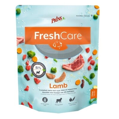 Prins Freshcare Schijven - Diepvriesvoer - Lam 750 g