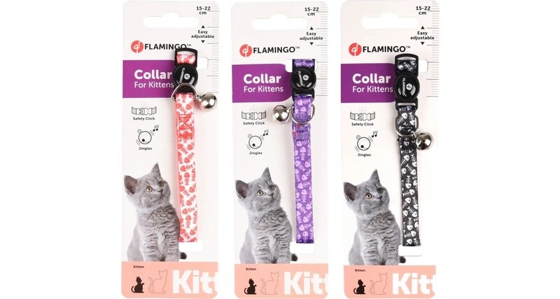 Halsband voor kittens Loulou Meerdere kleuren