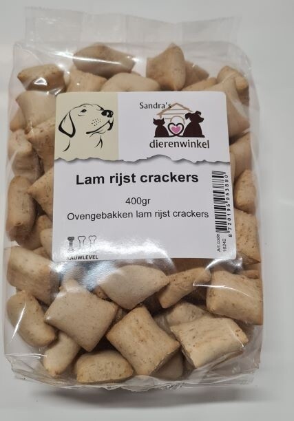 Lam rijst crackers 400gr