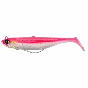 Savage Minnow Weedless 10Cm 16Gr 2 Body's + 1 Head Pink pearl silver