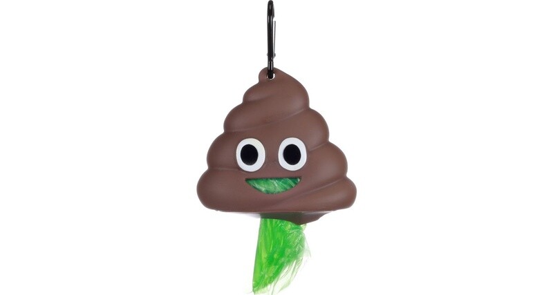 Poepzakhouder droppie bruin + 1 rol
