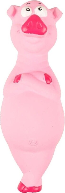 Hondenspeelgoed Latex Squeaky Varken - Roze 8.5 x 10 x 31.5 cm