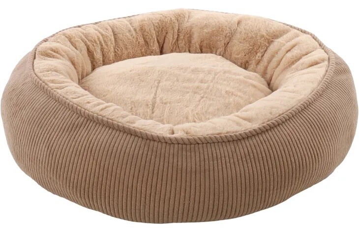 Mand Colette Rond + rits Taupe