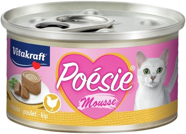 Poesie mousse blikje 85 g