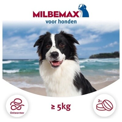 Milbemax Hond - Anti wormenmiddel - 2 tab 10-50kg