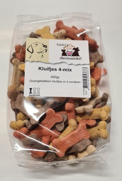 Kluifjes 4-mix 500 gr