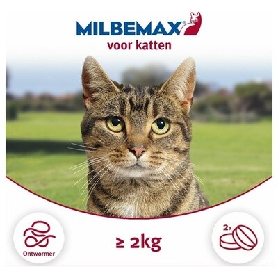 Milbemax kat 2-8kg 2 tab
