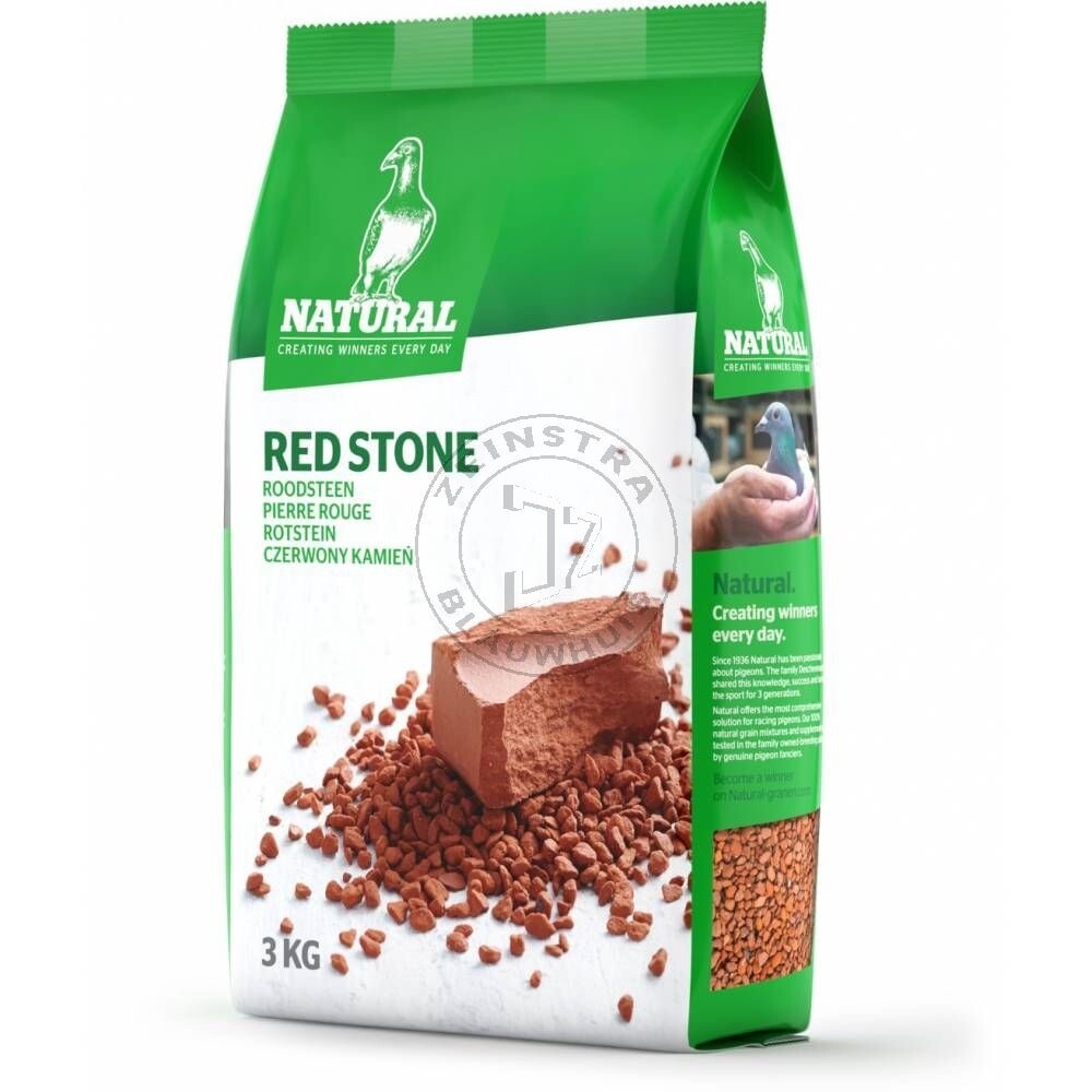 Natural Roodsteen 3 kg