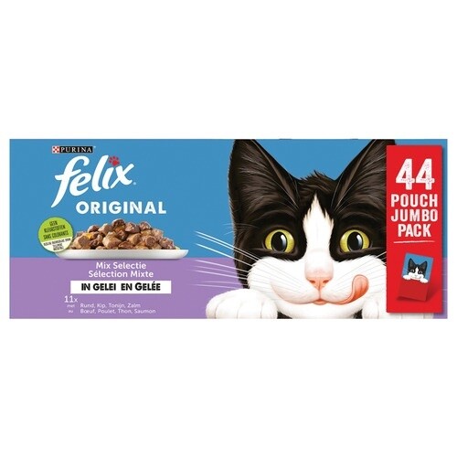 Felix Original Mix Selectie in Gelei 44 x 85 gr