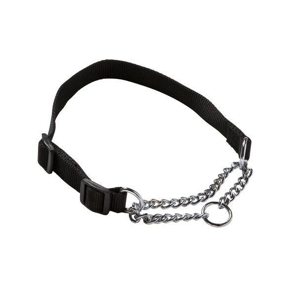 Adori Slipketting Halsband Nylon Zwart  35-55x2.0 cm