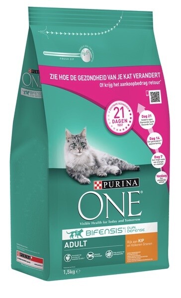 Purina One Adult kip Granen 1.5 kg
