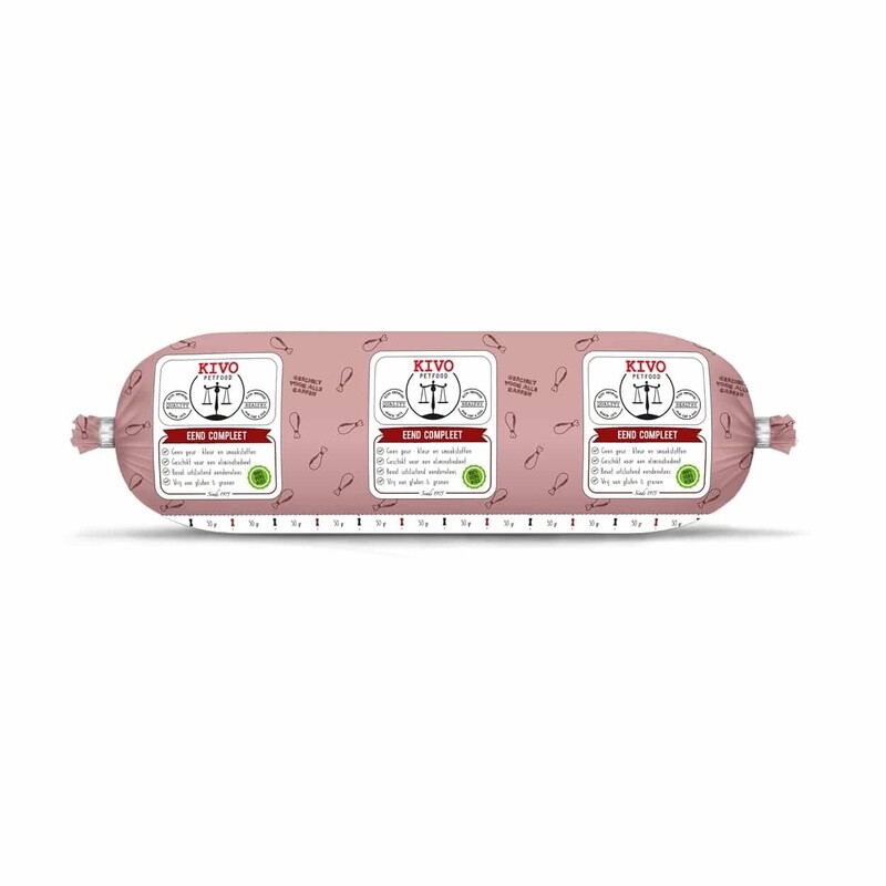 KIVO Eend Compleet 500gr (Diepvries)