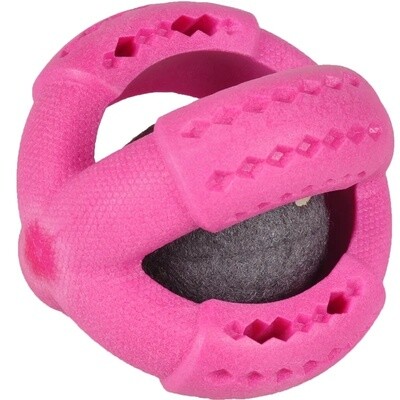 Dina Met bal Fuchsia Donkergrijs