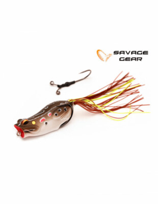 Savage Gear 3D Pop Frog 55 - Brown Frog - 14g - Bruin
