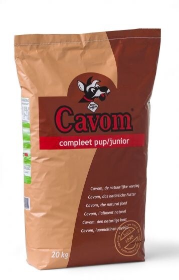 Cavom Compleet Pup/Junior Rund &amp; Vlees  5 kg