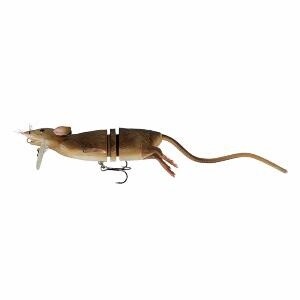 Rat 20cm 32gr drijvend bruin