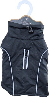 Hondenjas luxury waterproof zwart, 40 cm (60,0 x 27,0 x 4,0 cm)