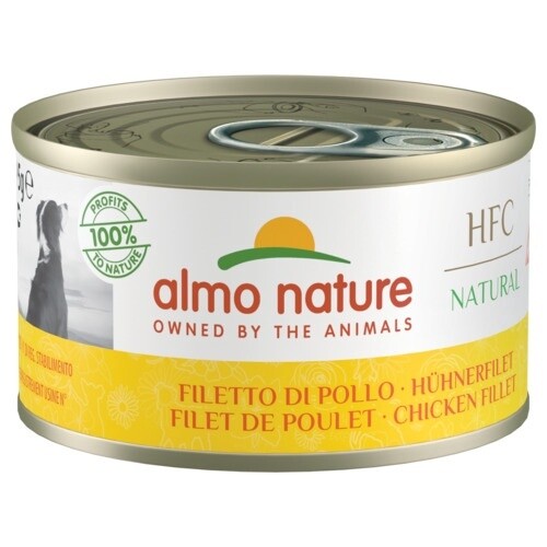 Almo Nature Blikje Hfc Natural Dog  Kipfilet 95 gr