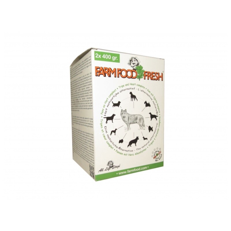 Farmfood Pens En Hart Compleet 2x400 gr (diepvries)