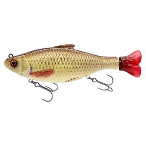 3D harde Pulsetail roach 13.5 cm / 40 gr langzaam zinkende rudd