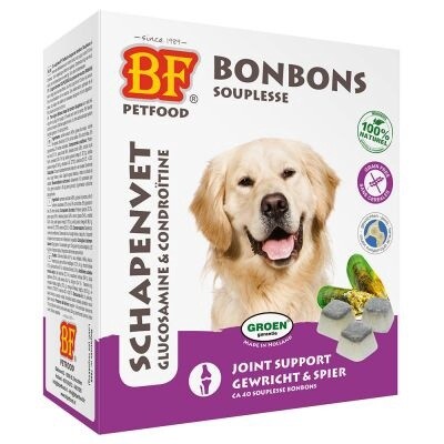 Biofood Schapenvet Maxi Bonbons Souplesse 40 stuks