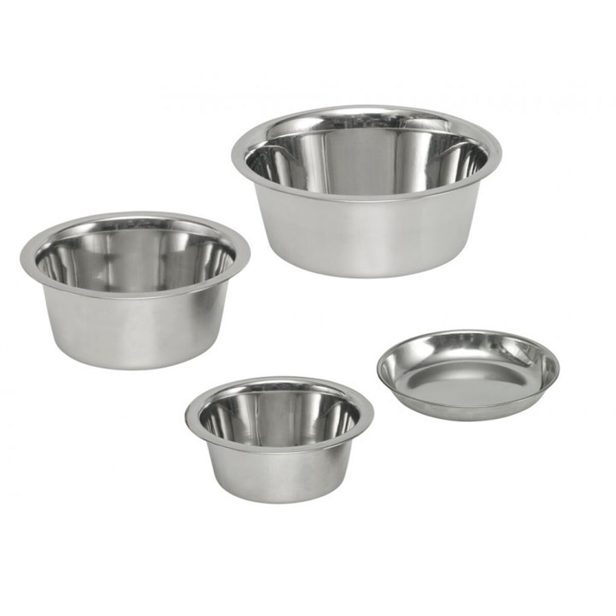 NOBBY  rvs eetbak chroom 2,5 L / 25cm