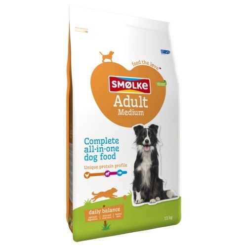 Smolke - Adult medium kip-lam-vis /12kg