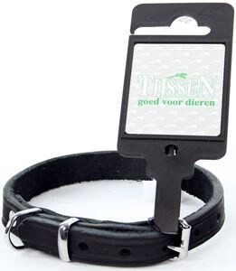 Halsband Vetleer Zwart - 12mm x 35cm