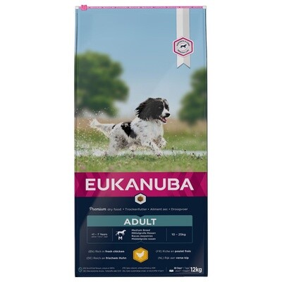 Eukanuba Active Adult Medium Breed 12 kg Kip
