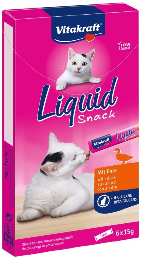 Liquid Snack eend &amp; b-glucaan, 6 st