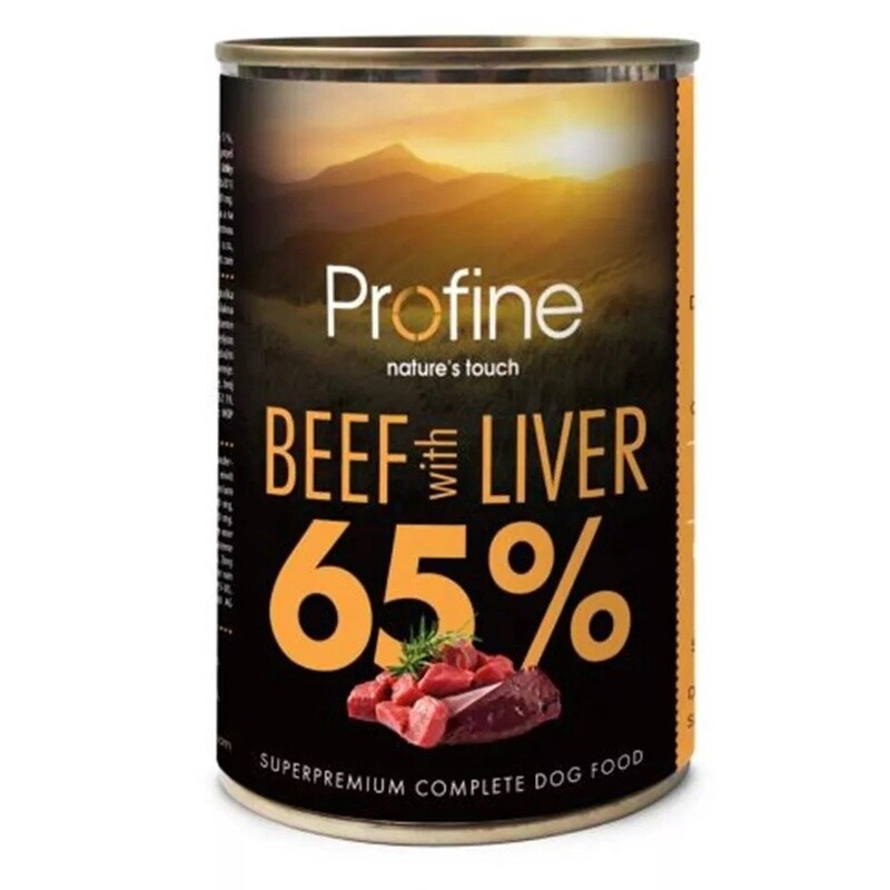 Profine Pure Meat, Rund/Runderlever 400gr