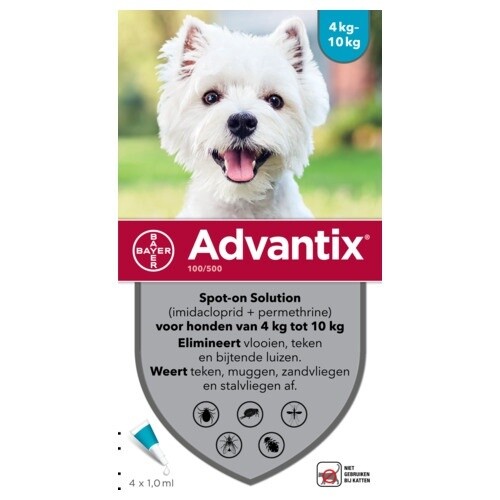 Advantix - Spot on 100 - 4 pipets