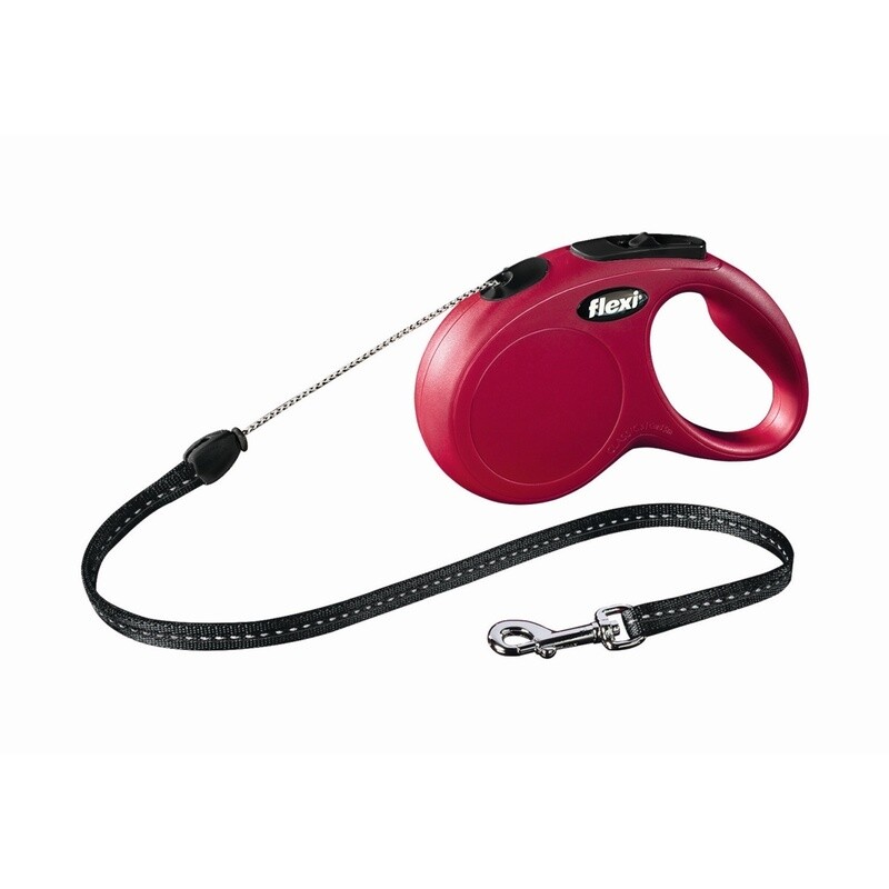 FLEXI - NEW CLASSIC CORD S - 5 M ROOD