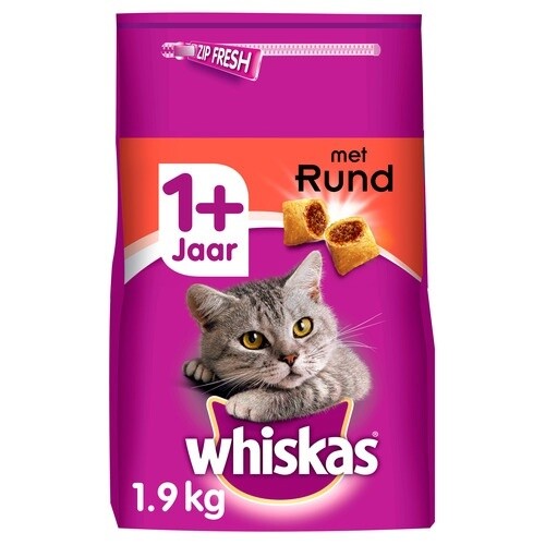 Whiskas - Brokjes adult rund 1.9kg