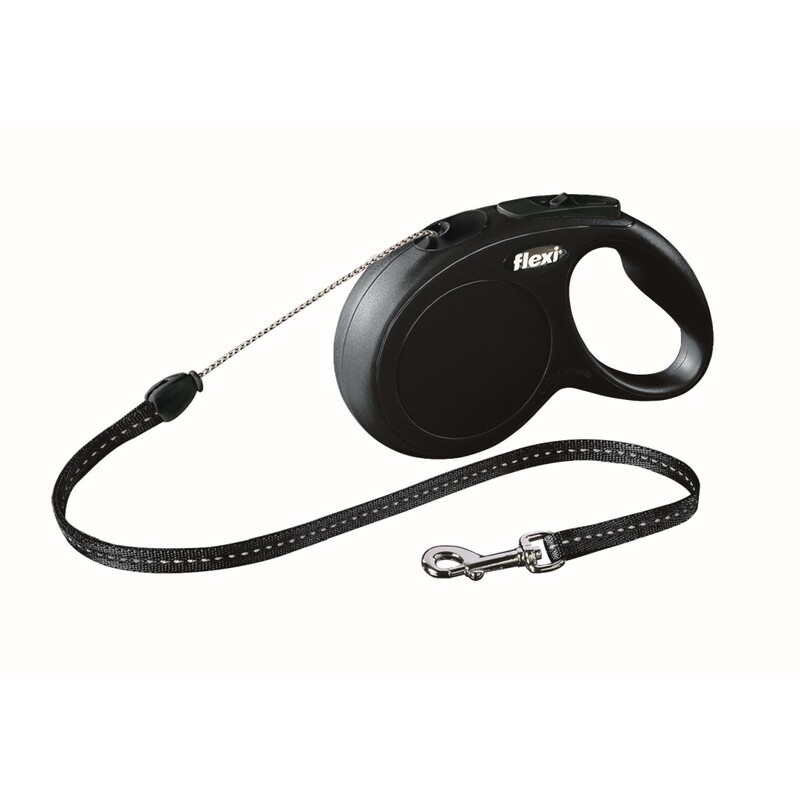 FLEXI – NEW CLASSIC CORD S – 8 M ZWART