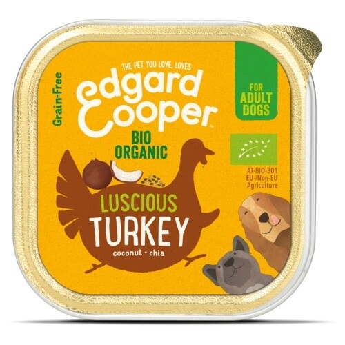 Edgard &amp; Cooper kuipje adult kalkoen 100gr