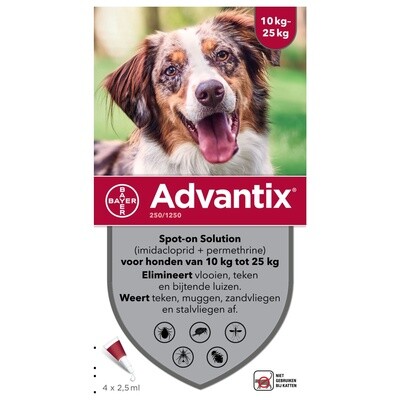 Advantix - Spot on 250 - 4 pipets