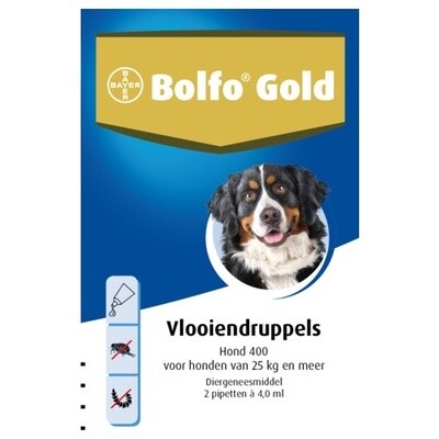 Bolfo - Gold hond 400 - 2 pipets