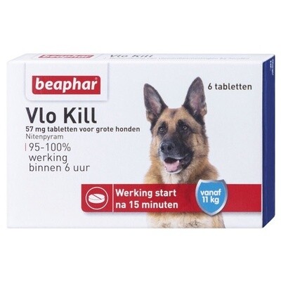 Beaphar Vlo Kill geschikt voor honden vanaf 11 kilo.