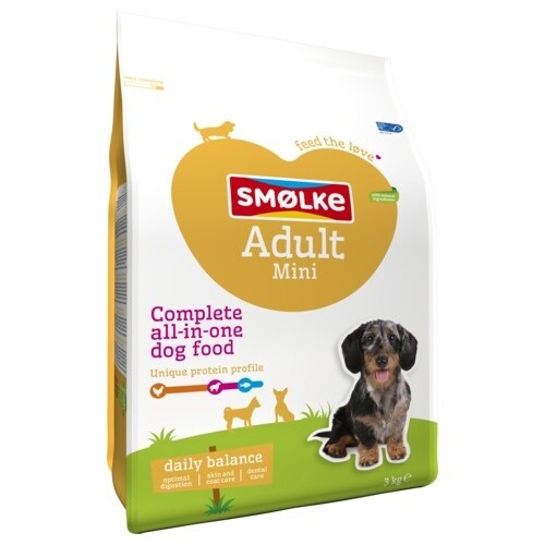 Smolke - Adult Mini kip-lam-vis / 3kg