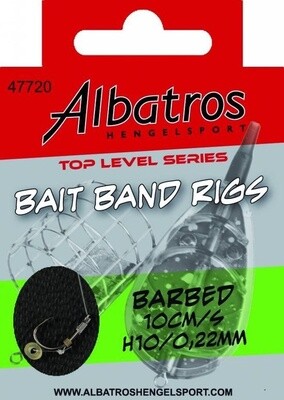 Albatros Bait band rigs, haak 12/0.20mm 10cm