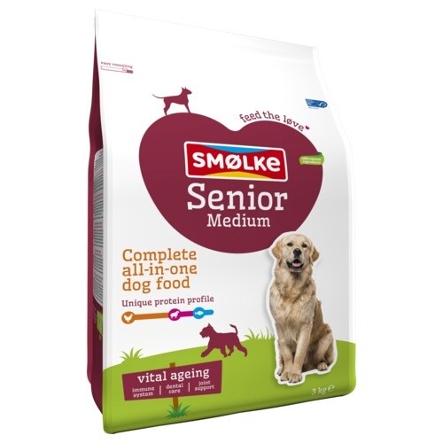 Smolke - Senior medium kip-lam-vis 3kg