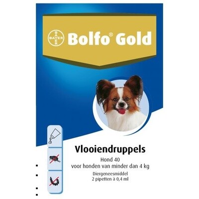 Bolfo - Gold hond 40 - 2 pipets