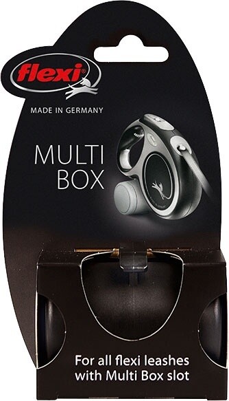 flexi poepzakhouder/snackbox, zwart