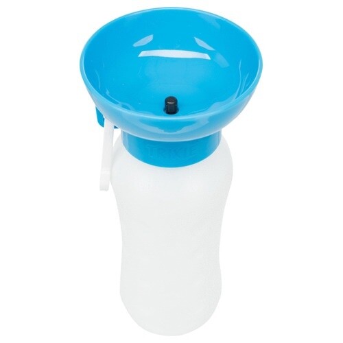Drinkfles met waterbak voor onderweg 550 ml