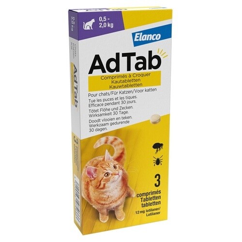 Adtab Kauwtablet voor katten 3 stuks