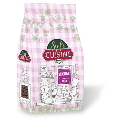 Yamipets Sjef&#39;s Cuisine Sensitive - Hert - Hondenvoer - 3 kg