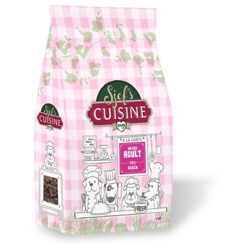 Yamipets Sjef&#39;s Cuisine Adult Mini Eend 3 kg 2-10kg Mini