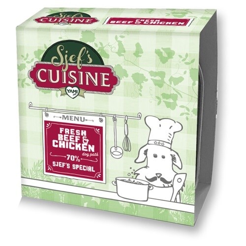 Yamipets Sjef’s Cuisine Vleeskuipje 300 g  - Kip&amp;Rund